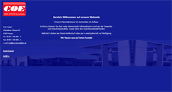 Desktop Screenshot of coe-immobilien.de