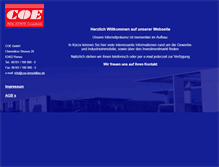 Tablet Screenshot of coe-immobilien.de